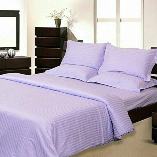 Egyptian Cotton Striped Bedsheet - Image 2